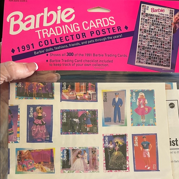 Mattel Barbie Trading Cards Sets & 20 Packs “Ten Cards” Plus Puzzle Pieces. - Picture 13 of 13